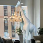 GIRAFFE SCULPTURE FLOOR LAMP