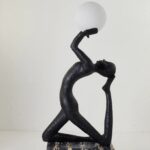 57 NOVELTY FLOOR LAMP BLACK