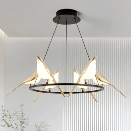 ARTISTIC MAGPIE SHAPE CHANDELIER