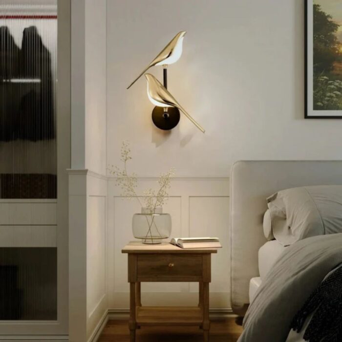 MODERN ART DESIGN MAGPIE WALL LAMP