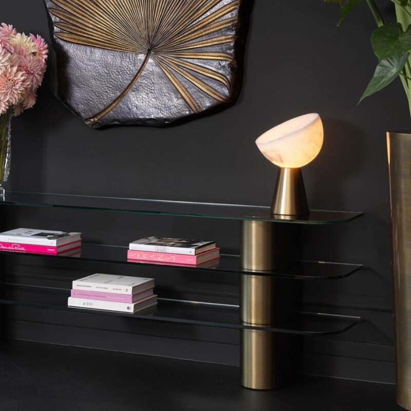 CHAMONIX TABLE LAMP ANTIQUE BRASS FINISH