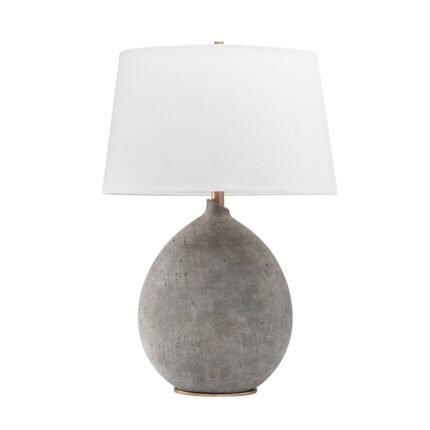 DENALI 1 LIGHT TABLE LAMP GREY