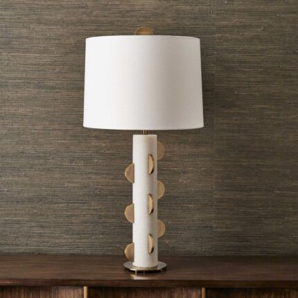 BLACK LABEL HALF MOON MARBLE TABLE LAMP