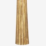 FLUTED SPIRE TABLE LAMP GILDED IRON