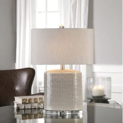 MODICA CERAMIC LAMP TAUPE
