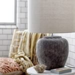 ISABELLE TABLE LAMP NATURAL STONEWARE