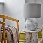 ISEDORA TABLE LAMP NATURAL STONEWARE