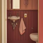 LALA REIMAGINED WOOD SHADED SCONCE PINK