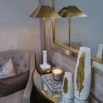 EMPRESS BUFFET LAMP GOLD