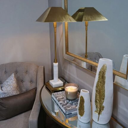 EMPRESS BUFFET LAMP GOLD