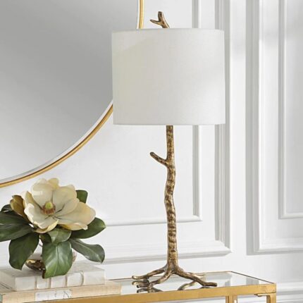 BRANCH TABLE LAMP BRASS