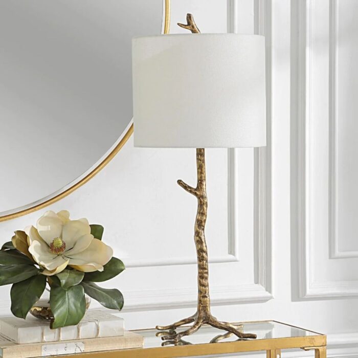BRANCH TABLE LAMP BRASS