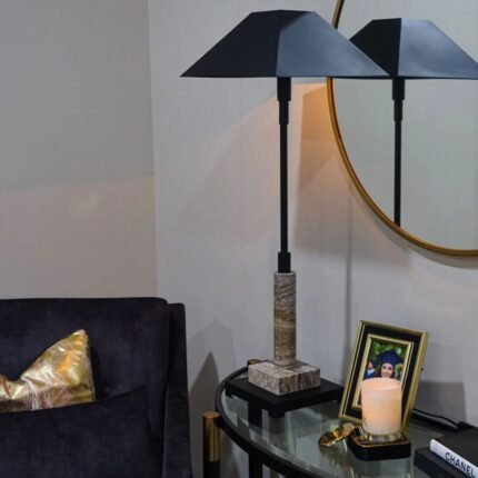 EMPRESS BUFFET LAMP BLACK