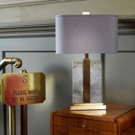 SAVANNAH MARBLE TABLE LAMP