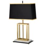 ATLAS TABLE LAMP BRUSHED BRASS