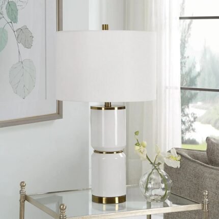 LILIAN TABLE LAMP WHITE