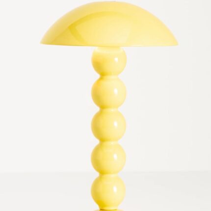 BOBBIN LED CORDLESS RECHARGEABLE TABLE LAMP YELLOW