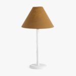 TABLE LAMP BAMBOO GESSO
