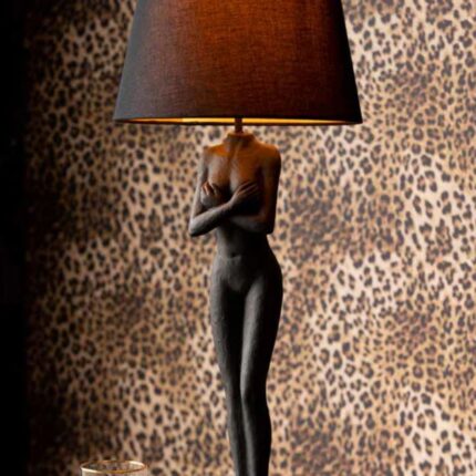 BLACK NAKED LADY TABLE LAMP