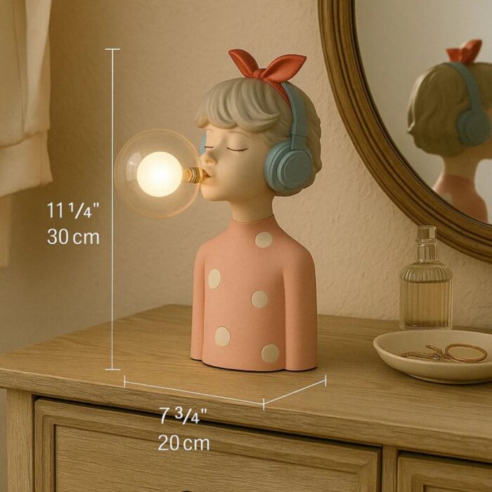 AMBIENT FAIRY GIRL FIGURINES TABLE LIGHT
