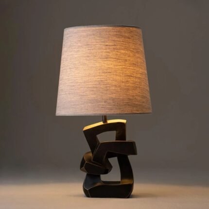 KNOT TABLE LAMP BRONZE
