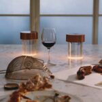 LAST ORDER FLUTED PORTABLE TABLE LAMP