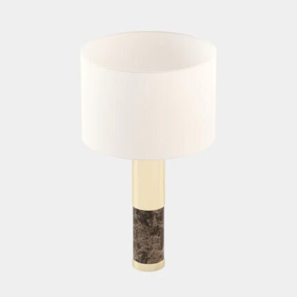 EMPERADOR DARK POLISHED MARBLE TABLE LAMP