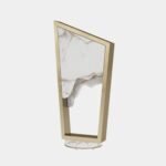 MONTAIONE GOLD PLATED CRYSTAL TABLE LAMP