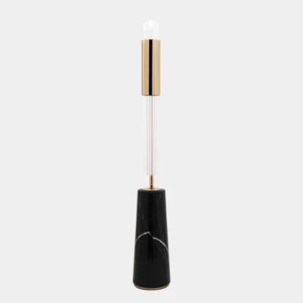 TIFFANY NERO MARQUINA MARBLE TABLE LAMP