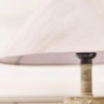 GREY WASH CANDLESTICK LAMP