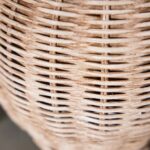 SMALL FAIRPORT RATTAN TABLE LAMP