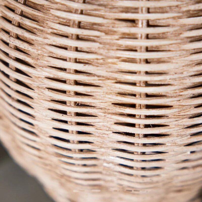 SMALL FAIRPORT RATTAN TABLE LAMP