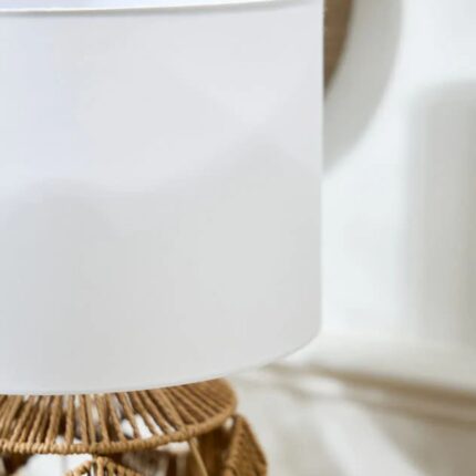 GEOMETRIC WOVEN ROPE LAMP