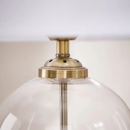 GLASS CLOCHE BASE LAMP