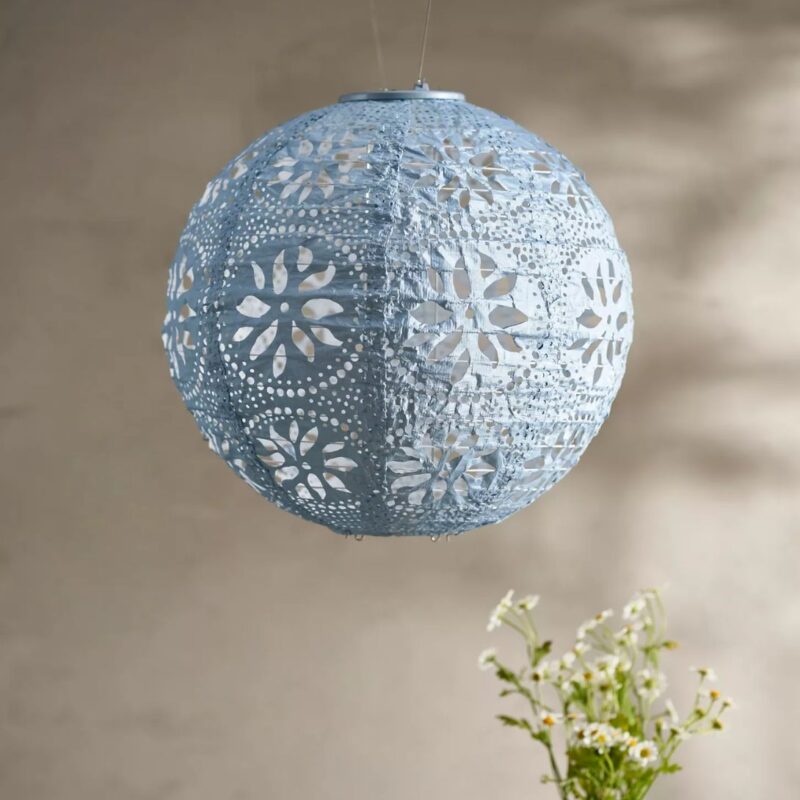 BLUE GLOBE SOLAR LANTERN