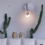 KARMAN UGO RILLA MATT WHITE CERAMIC WALL LIGHT