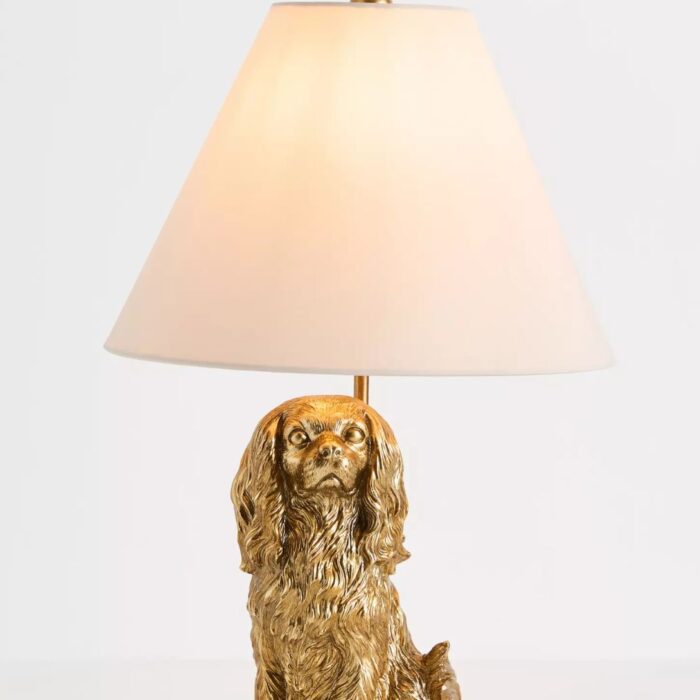 THE ICON TABLE LAMP DOG EDITION KING CHARLES CAVALIER