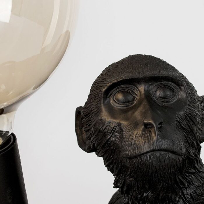 GEORGE MONKEY TABLE LAMP IN BLACK