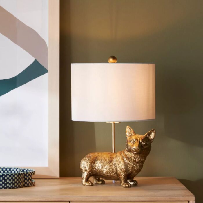 THE ICON TABLE LAMP DOG EDITION CORGI