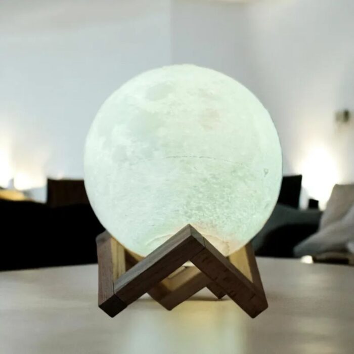 REALISTIC 3D PRINTED MOON LAMP