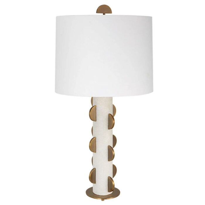 BLACK LABEL HALF MOON MARBLE TABLE LAMP