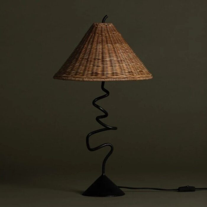 ALARIC 1 LIGHT TABLE LAMP FORGED IRON