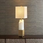BLACK LABEL EBENA ACCENT MARBLE LAMP