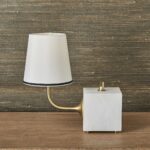 BLACK LABEL BLOCKHEAD GOOSENECK MINI LAMP SATIN BRASS