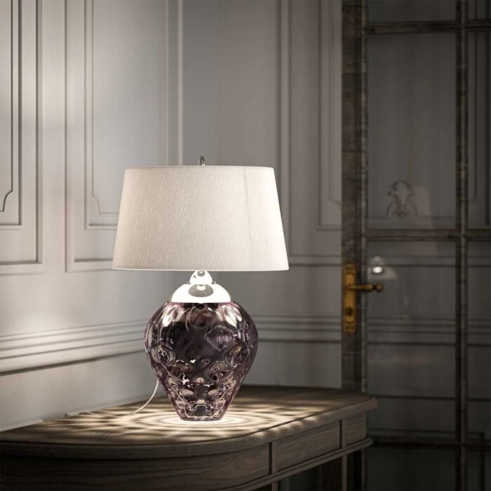 SAMARA TABLE LAMP PLUM