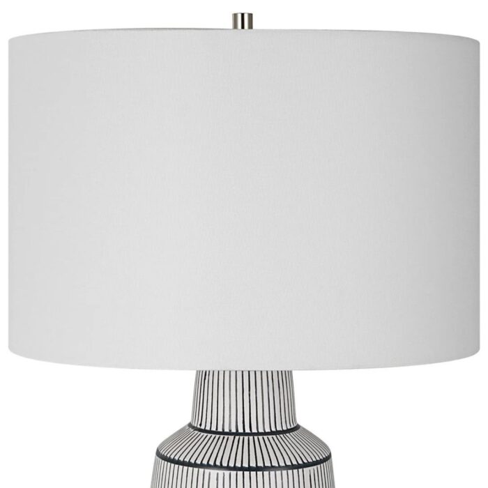 UTTERMOST BRETON NAUTICAL STRIPE TABLE LAMP OUTLET