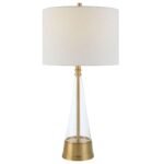 PRISM TABLE LAMP BRASS