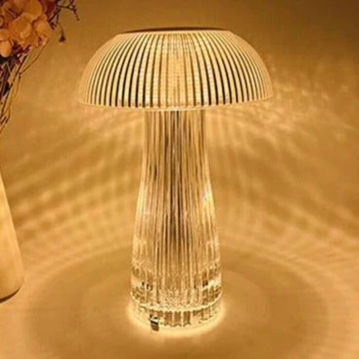 GLOWING JELLYFISH CORDLESS TABLE LAMP