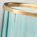 ARNO TABLE LAMP GREEN AGED BRASS