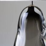 PERFUME BOTTLE TABLE LAMP CHARCOAL